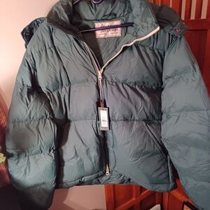 Men's Alpine Design Puffer Jacket Size Large In Forest Shadow Green New W/Tags